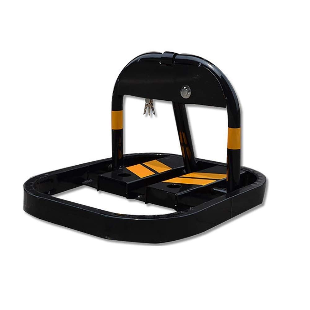 Heavy Duty Folding Parking Barrier Lock - 46 x 56 x 32cm Crash-Resistant Parking Bollard with Secure Latch System | Perfect for Driveways, Garages & Commercial Parking Lots