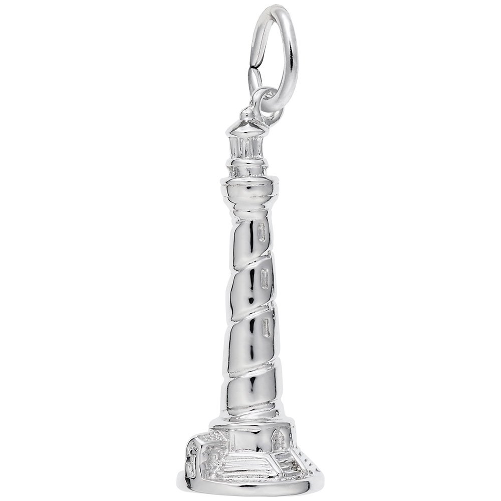 Cape Hatteras Lighthouse NC Charm - Handmade Jewelry Charms for Bracelets & Necklaces - Perfect for Beach Vacations, Coastal Decor & Souvenir Gifts