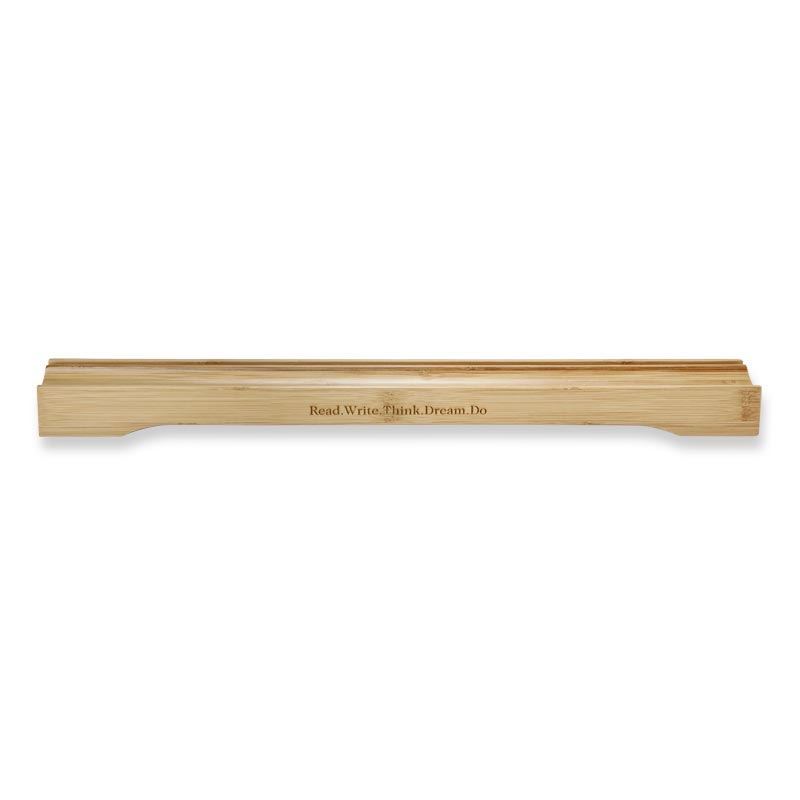 Nantucket Bamboo Note Card & Pen Holder - Elegant Desk Organizer for Office, Home, and Gift Giving