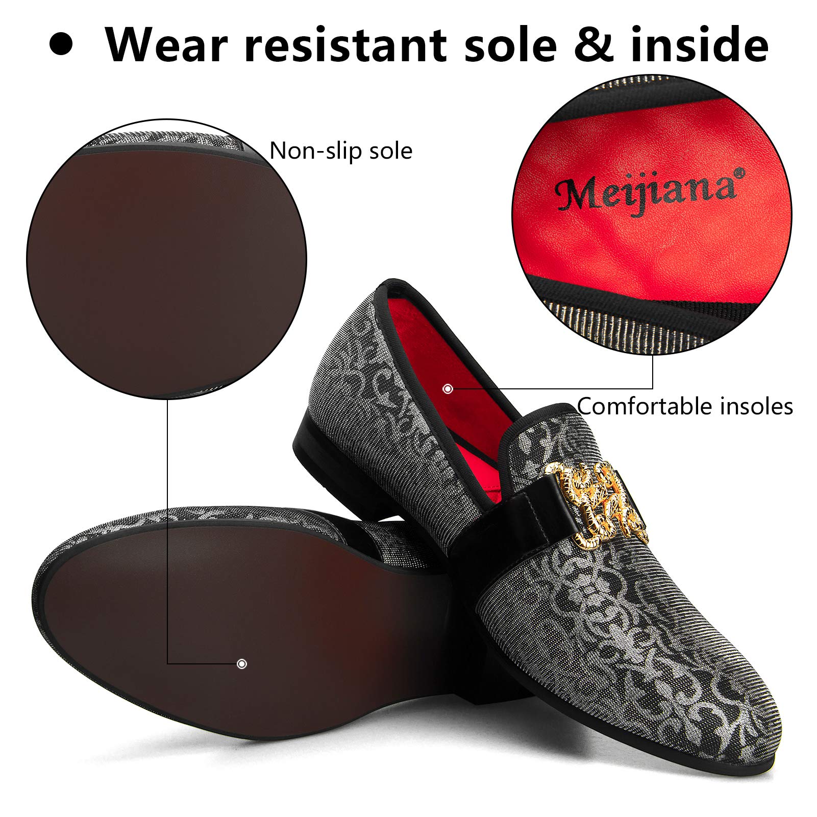 Premium Men's Classic Loafers - Luxury Leather Slip-On Dress Shoes for Wedding, Business & Formal Occasions | Comfortable & Stylish Men's Footwear for Office, Parties & Special Events