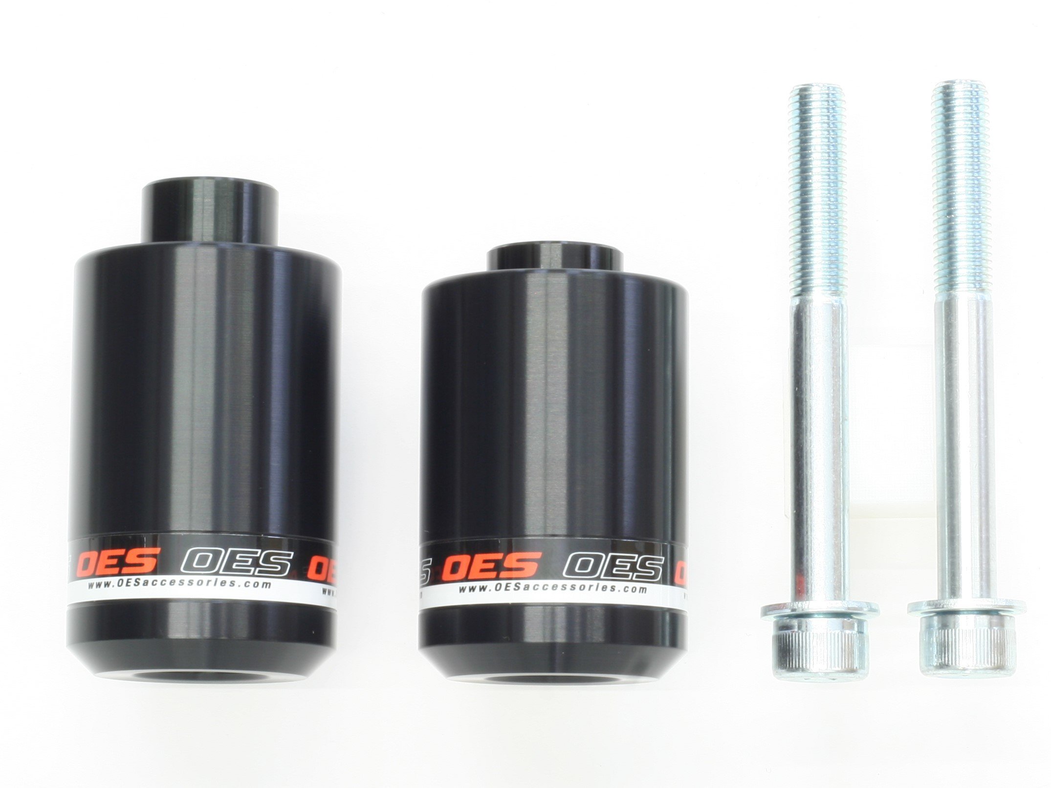 OES Frame Sliders for Yamaha FZ09 FZ-09 2014-2016 - No Cut Installation, Orange - Enhance Protection for Urban and Track Riding