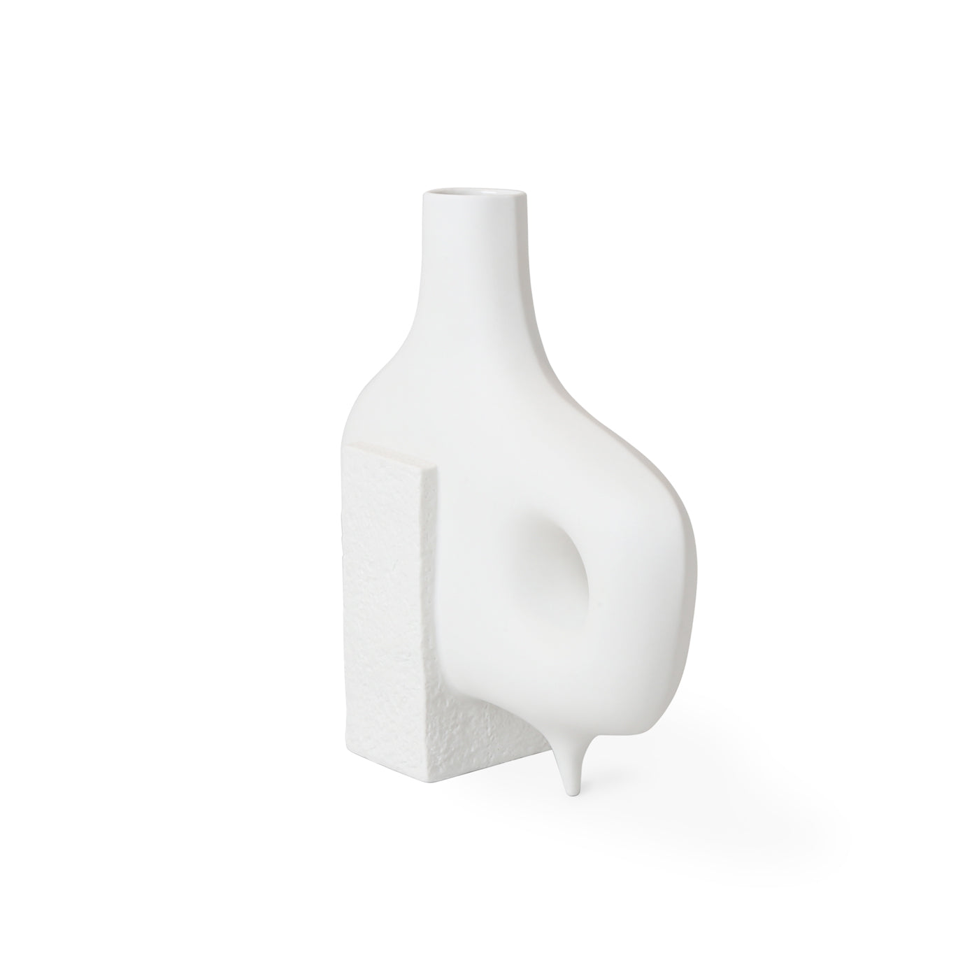 Paradox Medium Vase - Modern Ceramic Home Decor for Flowers, Centerpiece & Interior Design | Perfect for Living Room, Dining Table & Wedding Decorations