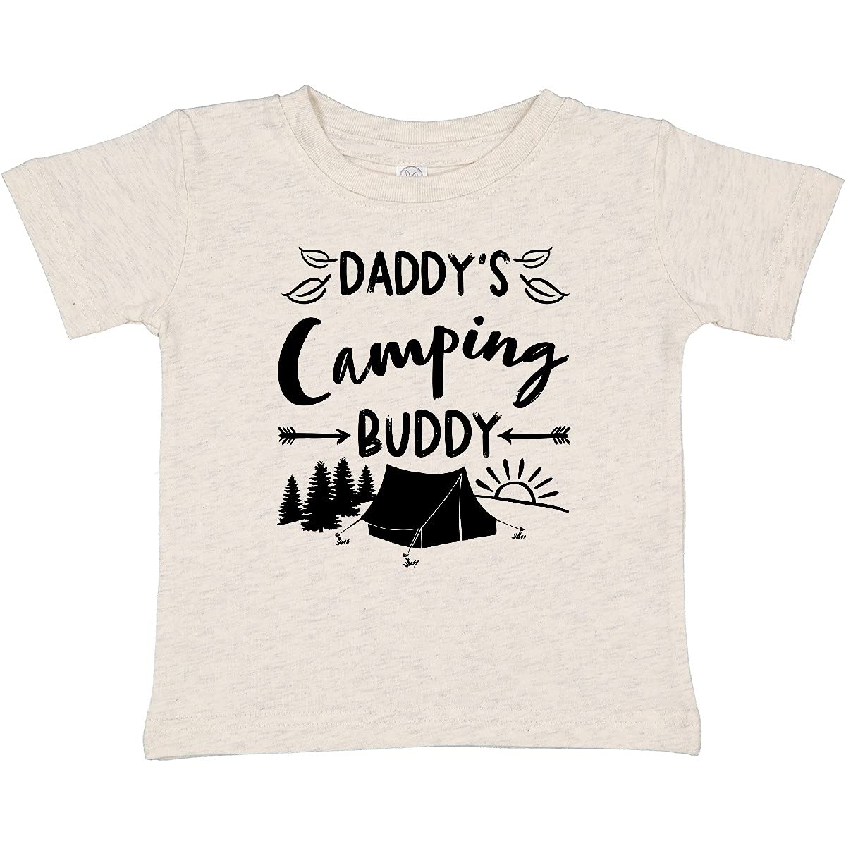 Inktastic Daddy's Camping Buddy Baby T-Shirt - Cute Father & Son Matching Outfit for Outdoor Adventures, Hiking & Family Camping Trips