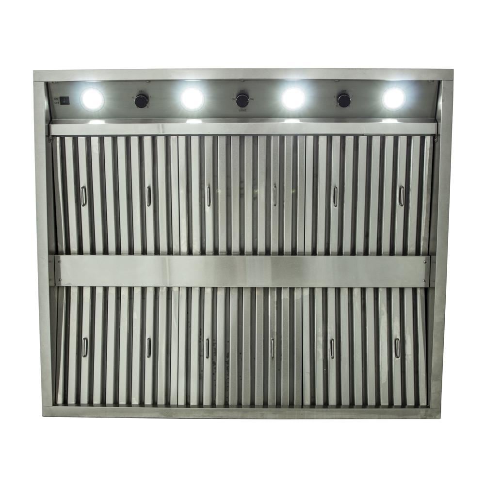 Blaze 42-Inch Outdoor Vent Hood - Stainless Steel Range Hood for BBQ, Grill & Outdoor Kitchen - Limited Stock - Perfect for Patio, Backyard & Alfresco Dining