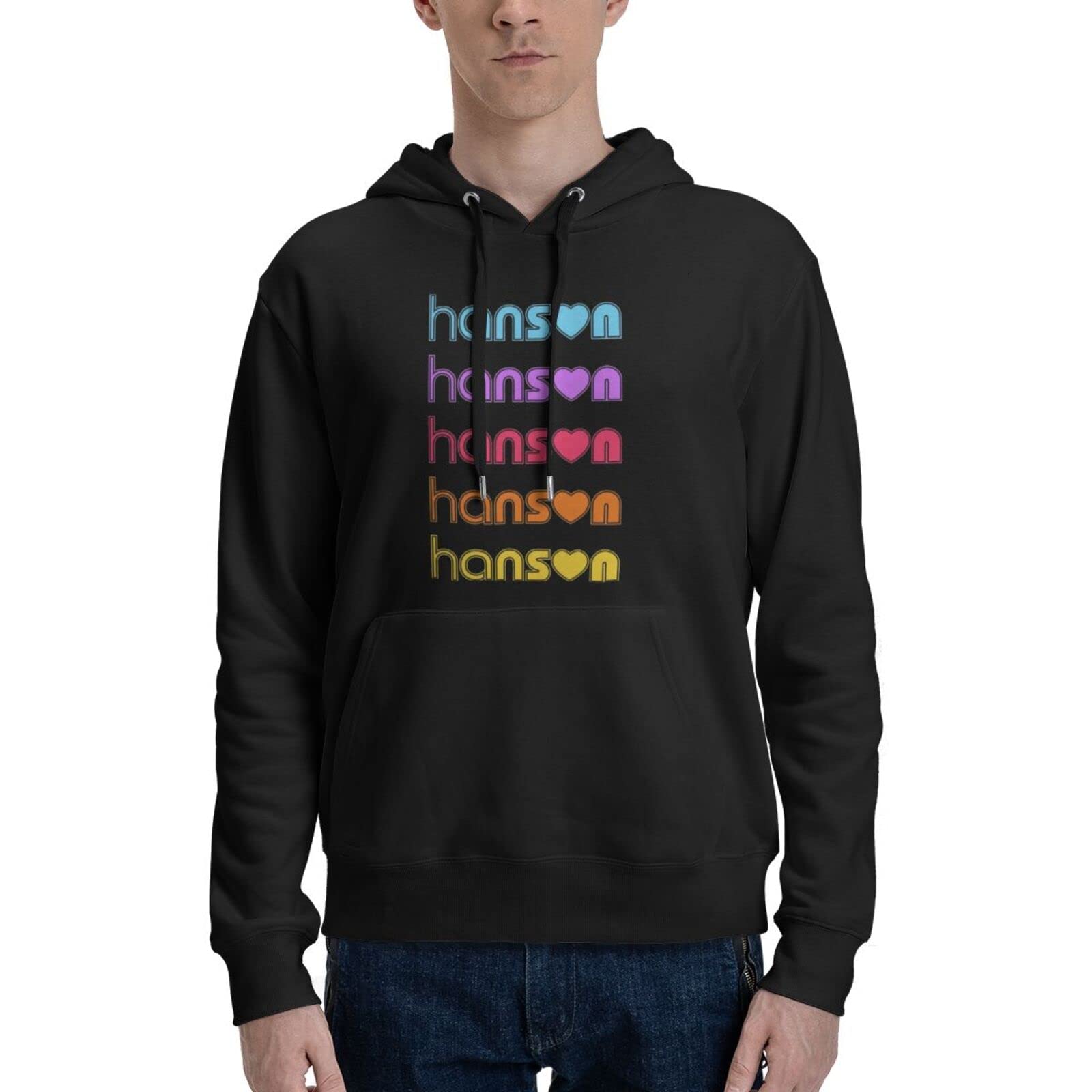 Trisom H-anson Men's Hoodie - Midweight Fleece Pullover for Hiking & Outdoor Activities - Fashionable Active Hooded Sweatshirt for Casual Wear & Sports
