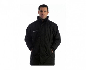 Kooga Kiwi Pitchside Supporters Rugby Jacket - Black | Men's & Women's Rugby Outerwear for Games & Fan Events