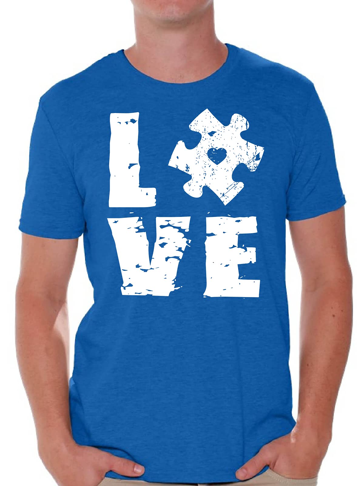 Autism Awareness Puzzle Shirts for Men - Love Puzzle Autism T-Shirt Gifts for Autism Support & Awareness | Wear for Fundraisers, Walks, and Daily Advocacy