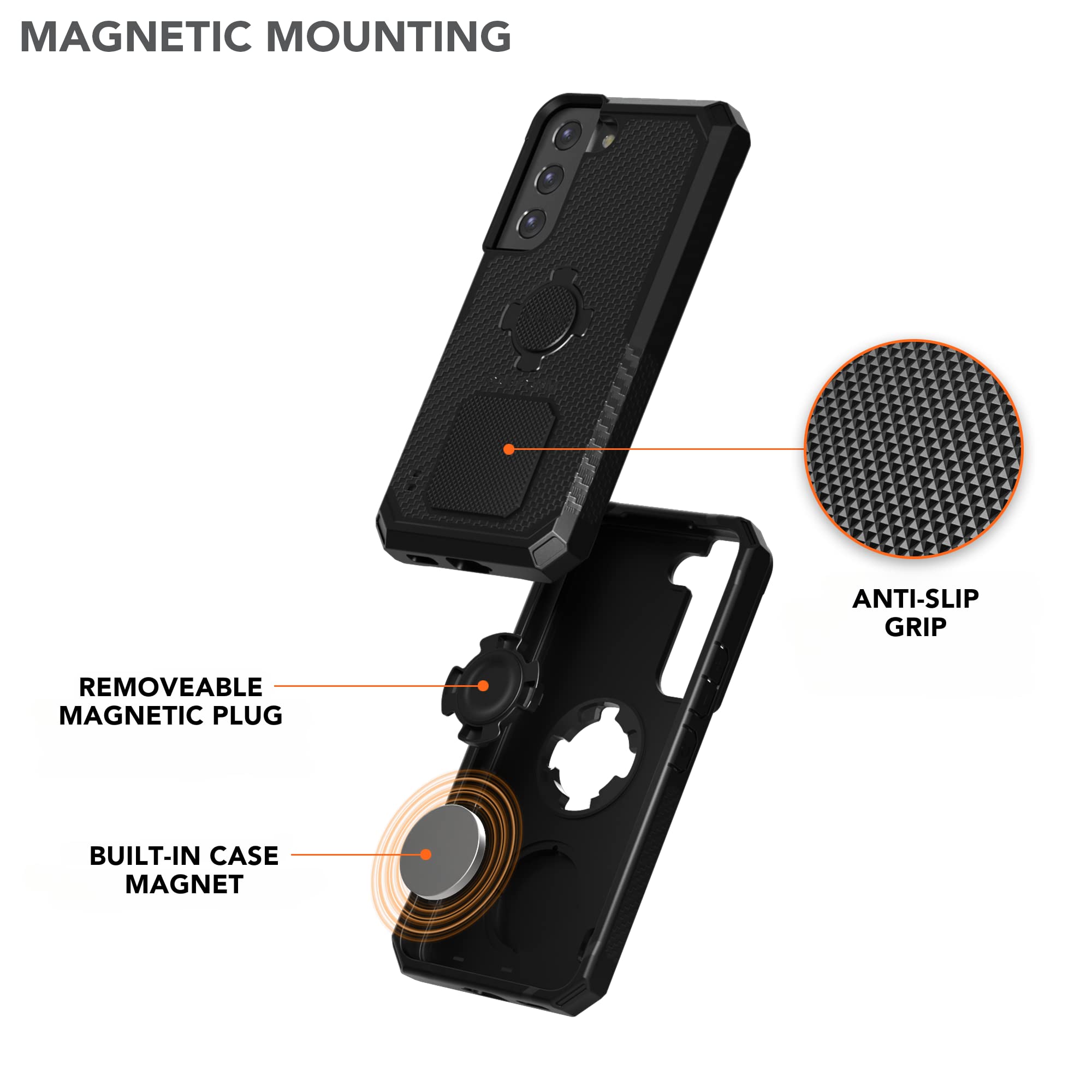 Rokform Galaxy S22 5G Rugged Case with Pro Series Bike Phone Mount - Durable Protection & Secure Cycling Accessory
