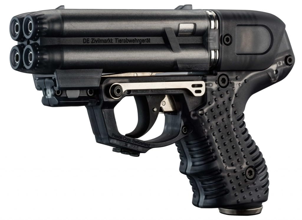 Firestorm JPX 6 Compact 4-Shot Pepper Spray Gun with LED Laser - Self Defense, Personal Protection for Women, Joggers & Outdoor Activities