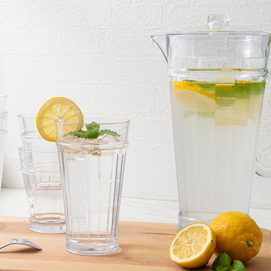21oz Liberty Highball Tumbler Set - 4 Piece Stainless Steel Insulated Cups with Lids & Straws for Iced Coffee, Smoothies, and Cold Drinks | Perfect for Home, Office, and Outdoor Use