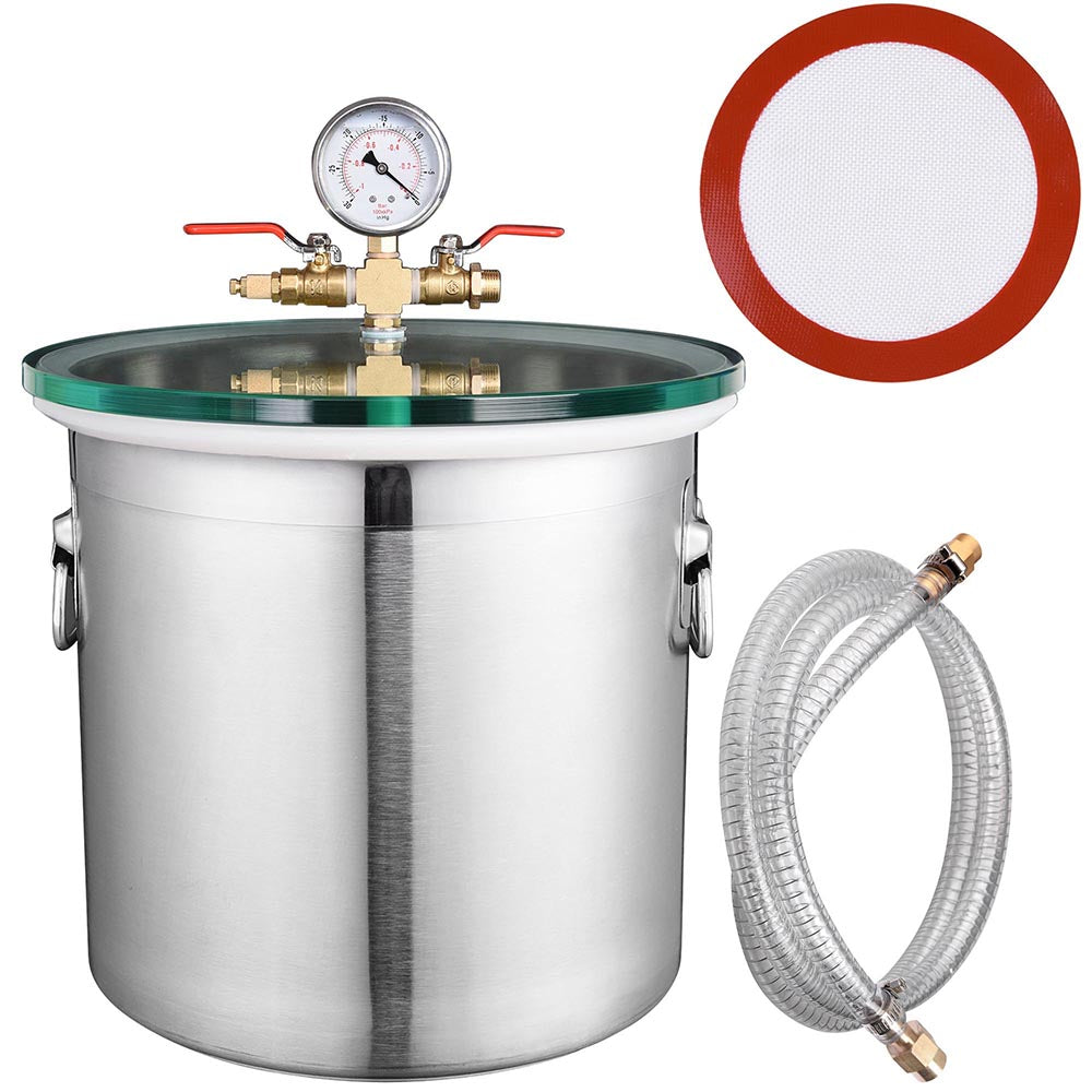 5 Gallon Stainless Steel Vacuum Chamber with Degassing Lid - Perfect for Resin Casting, Epoxy Degassing & Food Preservation | TheLAShop