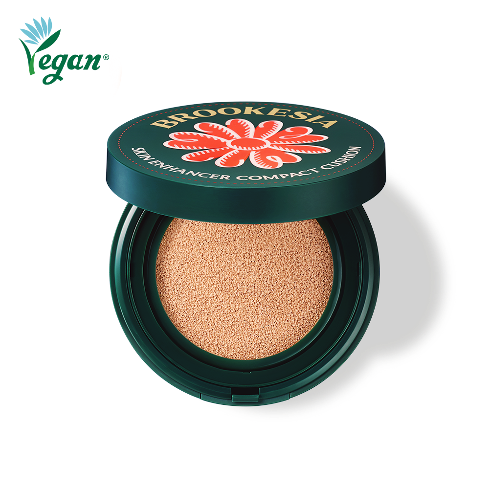 BROOKESIA Skin Enhancer Compact Cushion Matte SPF40 PA++ 12g - Oil Control Foundation for Flawless Makeup | Perfect for Daily Wear & Special Occasions