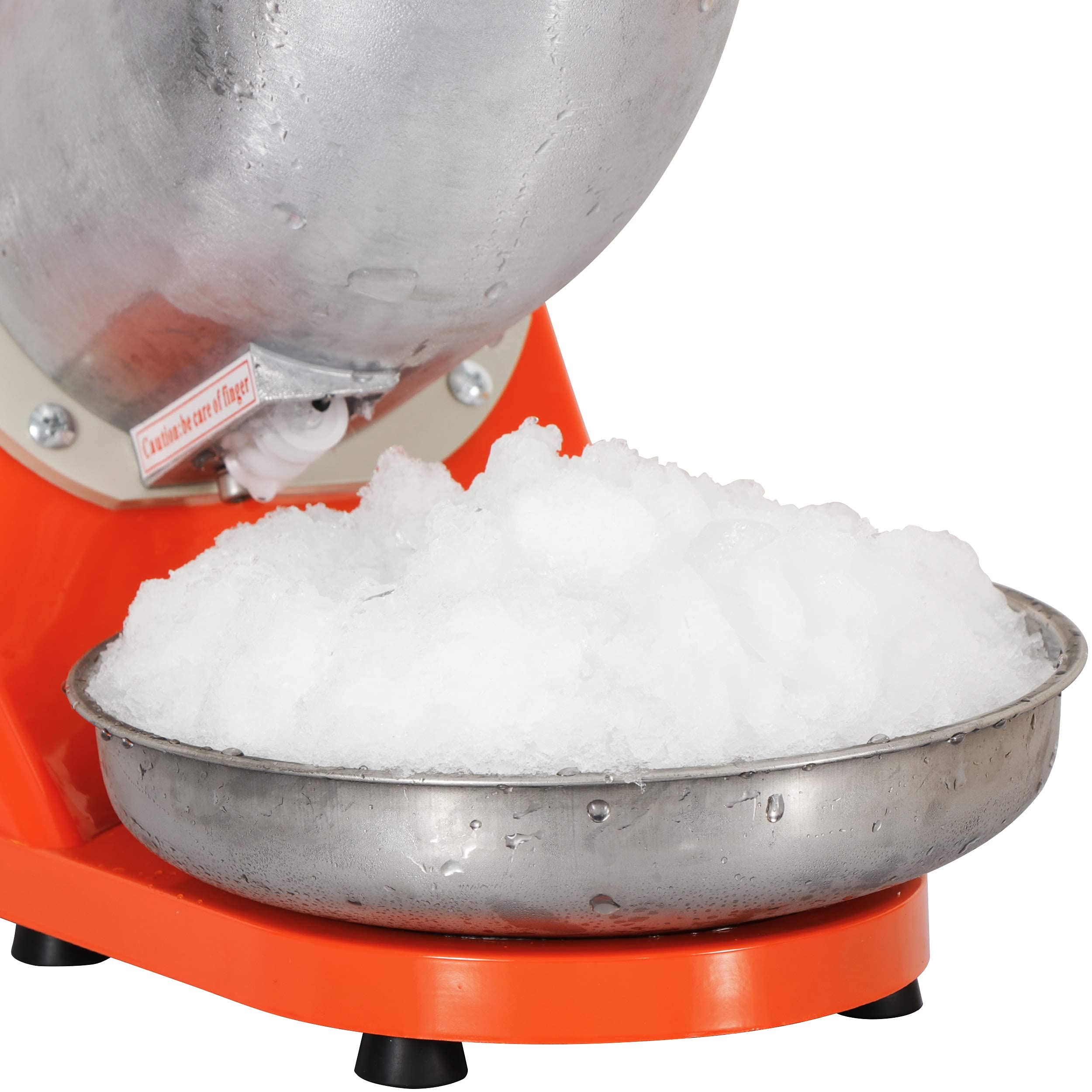 Smartxchoices 300W Electric Ice Shaver Machine - Stainless Steel Blade, 143 lbs/Hour for Home & Commercial Use - Perfect for Snow Cones, Slushies, Cocktails & Party Drinks