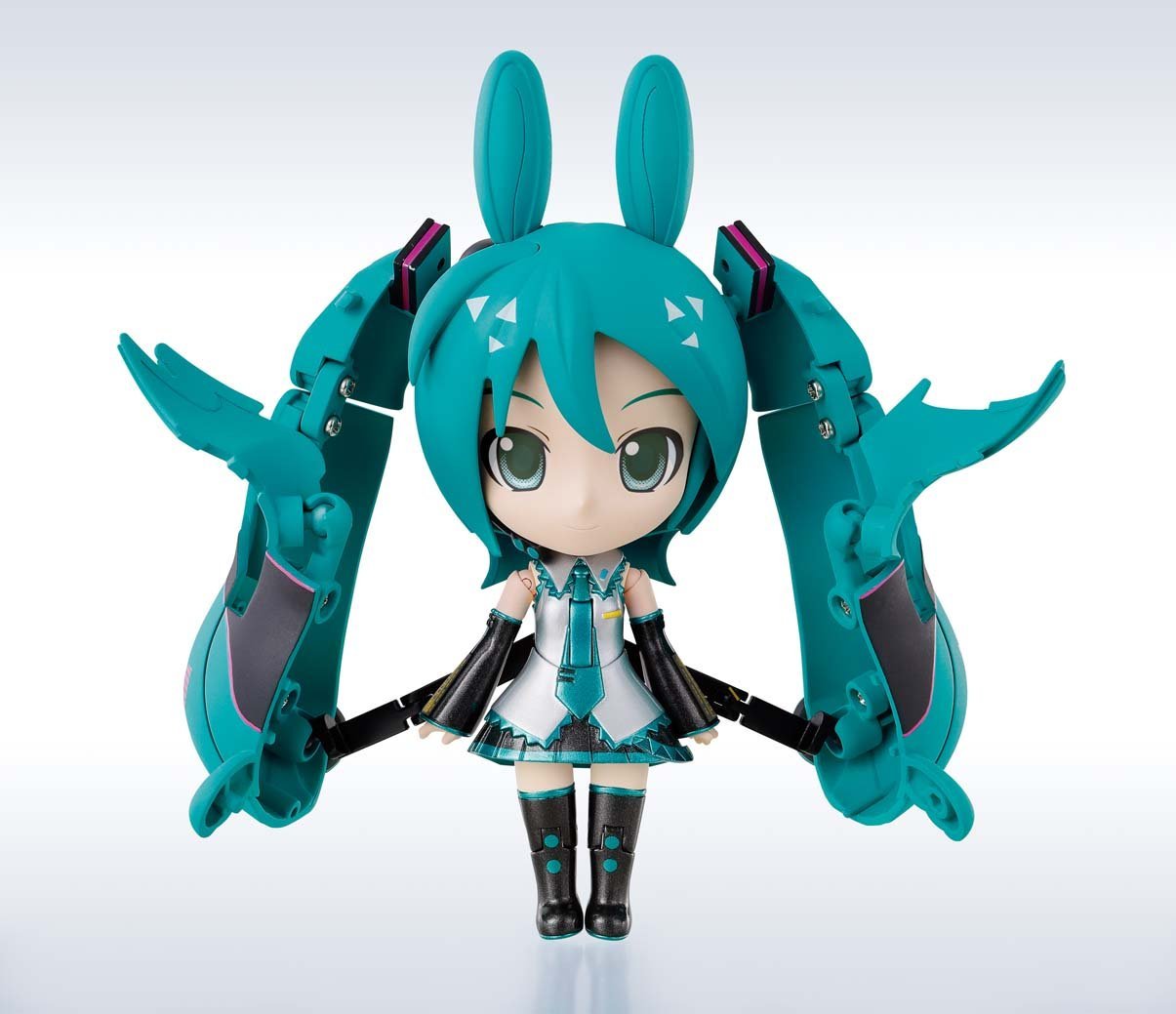 Chogokin Miracle Henkei Hatsune Miku & Rody Action Figure - Collectible Anime Figure for Display & Cosplay - Perfect for Anime Fans, Gift Giving & Home Decor
