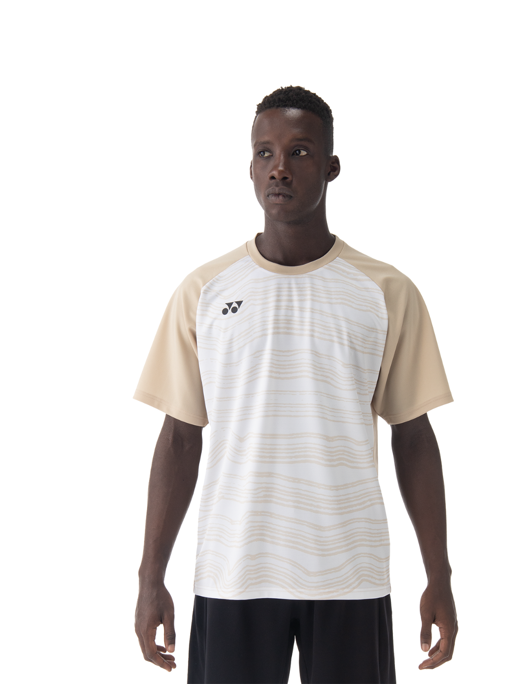 Yonex YM0050EX Men's Crew Neck Team Shirt - Breathable Performance Tennis & Badminton Jersey for Sports & Training