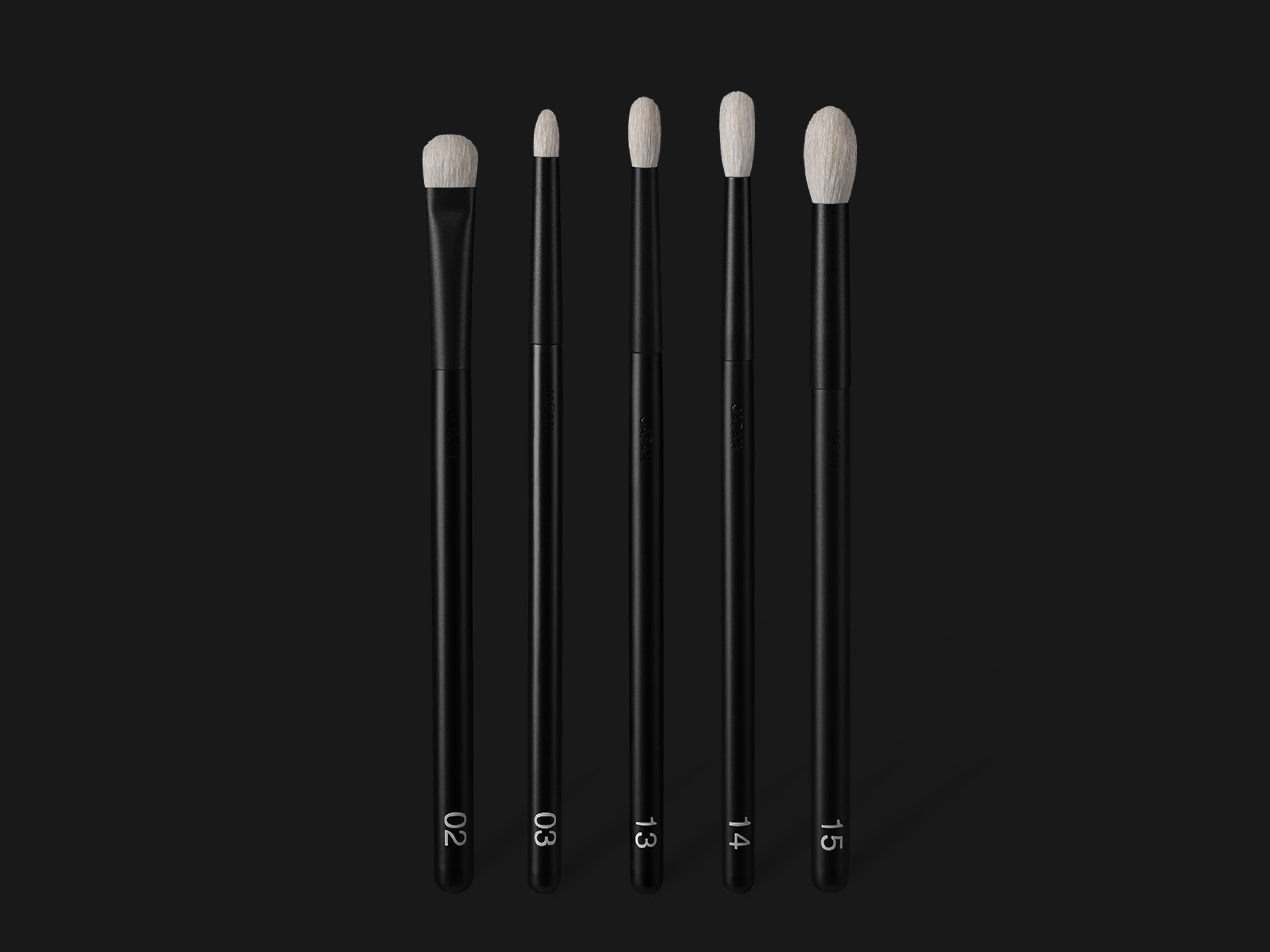 Long Handle Eye Makeup Brush Set - Professional Eyeshadow Blending & Detailing Brushes for Perfect Eye Makeup Application at Home or Salon