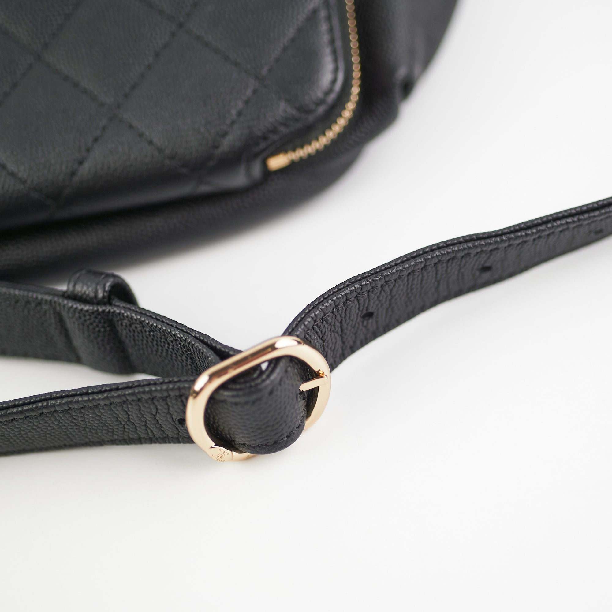 Chanel Caviar Quilted Business Affinity Waist Belt Bag Black - Luxury Crossbody Bag for Women, Perfect for Office, Travel & Evening Events