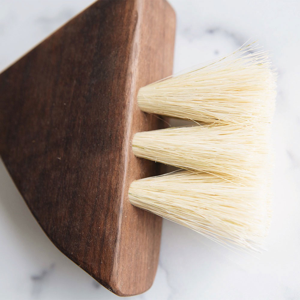 Premium Large Wooden Counter Brush - Heavy Duty Kitchen Cleaning Tool for Countertops, Tables & Floors - Natural Wood Handle & Durable Bristles - Model MT0993 - Ideal for Home, Restaurant & Commercial Use