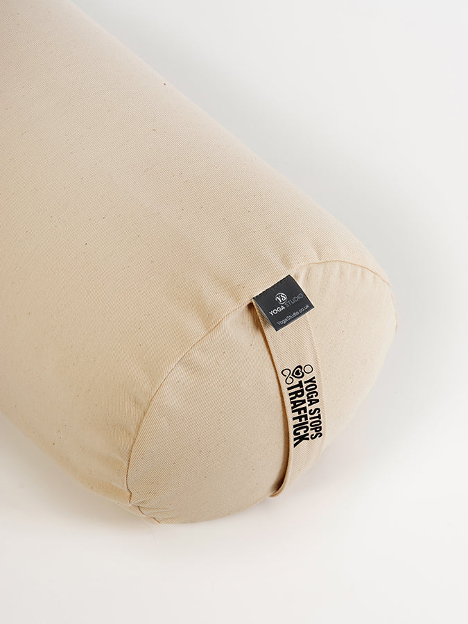 Organic Buckwheat Meditation Bolster Cushion for Yoga & Mindfulness - Supportive Pillow for Meditation, Relaxation & Stress Relief - Perfect for Home, Studio & Travel Use