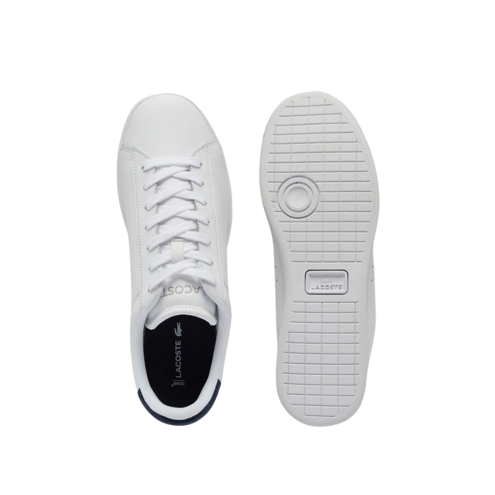 Lacoste Carnaby Set 224 1 SMA White Navy - Stylish Men's Sneakers for Casual Wear & Sports | Perfect for Everyday Outfits & Gym Sessions