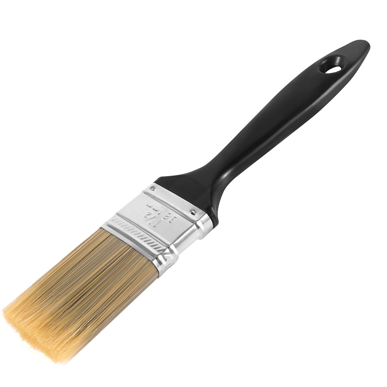 12 Pack 1.5 Inch Paint Brushes - Bulk Wall Trim Paintbrushes with Durable Plastic Handle - Professional Quality Paint Brushes for Home Improvement, DIY Projects & Wall Painting - Perfect for Interior Walls, Baseboards & Woodwork