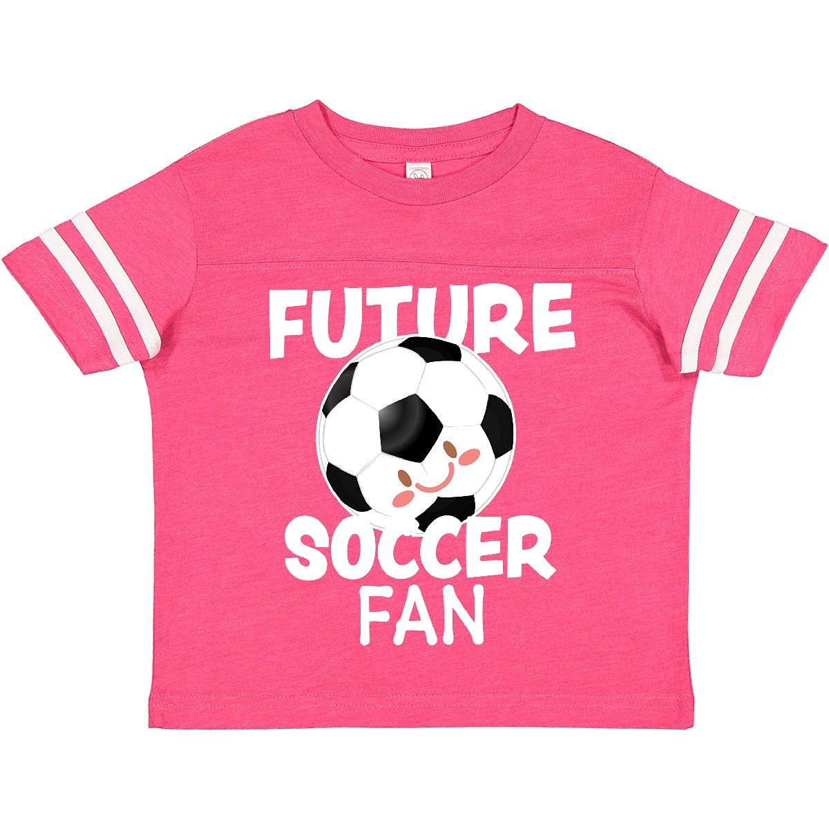 Inktastic Future Soccer Fan Toddler T-Shirt - Cute Soccer Themed Shirt for Boys & Girls - Perfect for Playdates, Birthday Gifts & Game Day Outfits