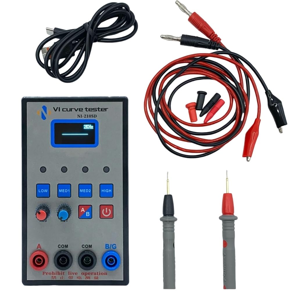 1.3 Inch Dual Channel VI Curve Tester - Automotive Diagnostic Tool for PCB Circuit Testing & Repair | Ideal for Car Mechanics & Electronics Repair Shops