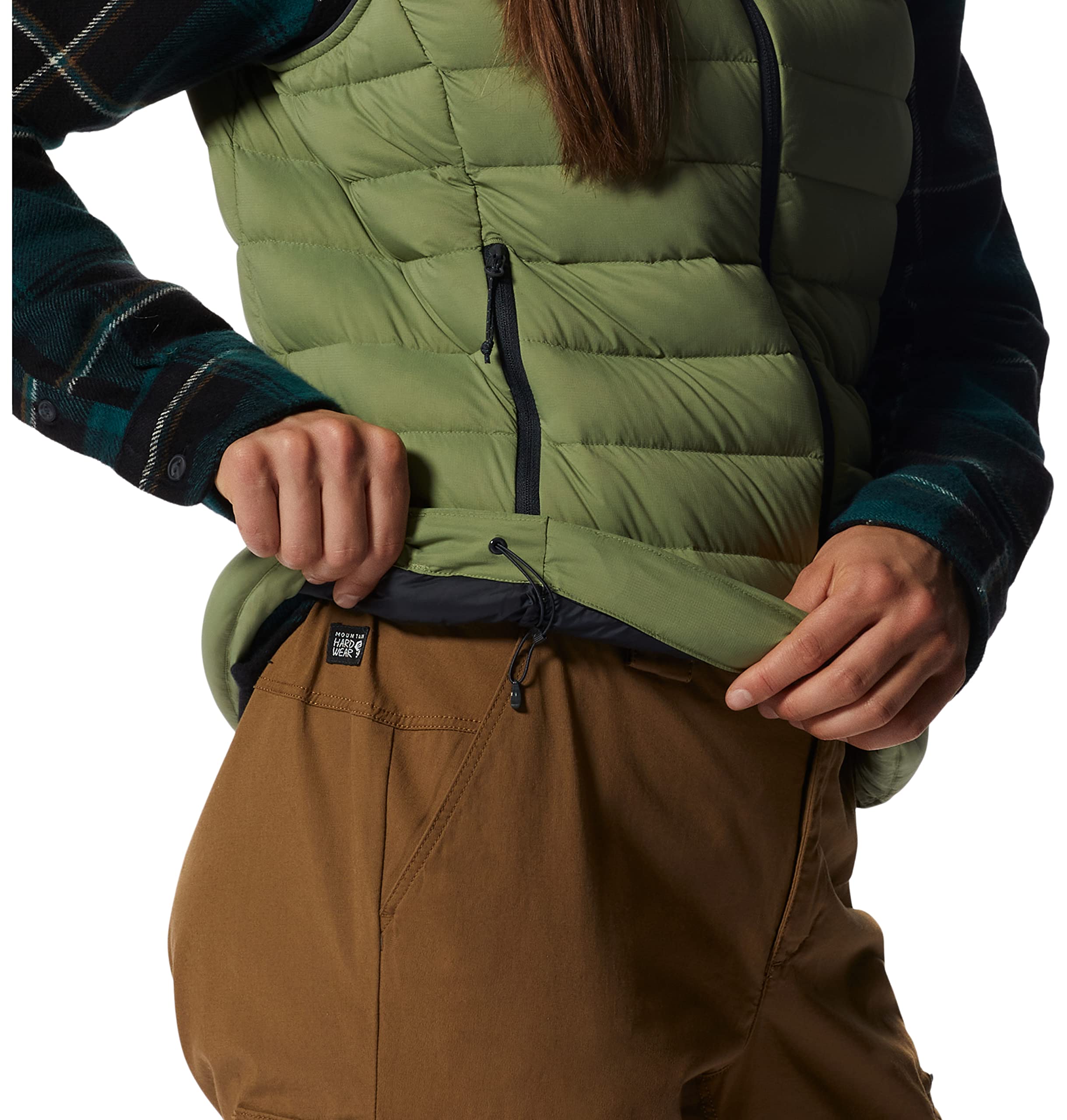 Mountain Hardwear Women's Deloro Down Vest - Lightweight Warm Puffer Jacket for Hiking, Camping & Outdoor Activities | Water-Resistant Insulated Winter Coat