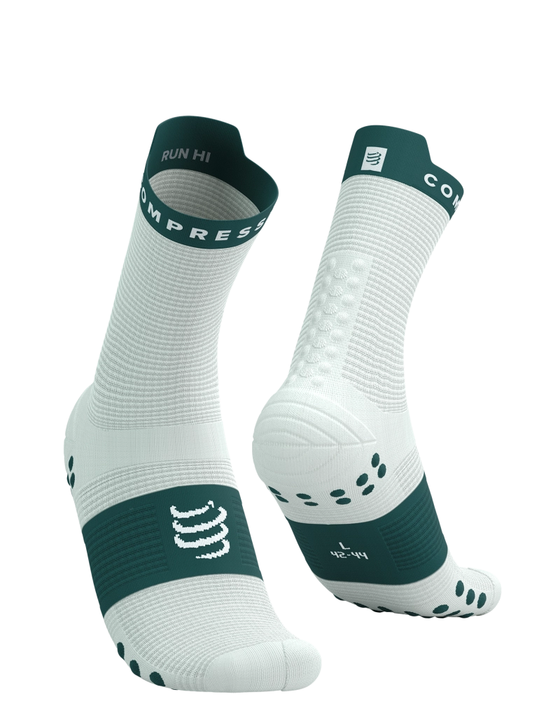 Compressport Unisex Pro Racing Socks v4.0 - High Performance Running Socks for Men & Women - Breathable & Cushioned for Marathon, Trail Running & Sports - Sugar/Storm Color