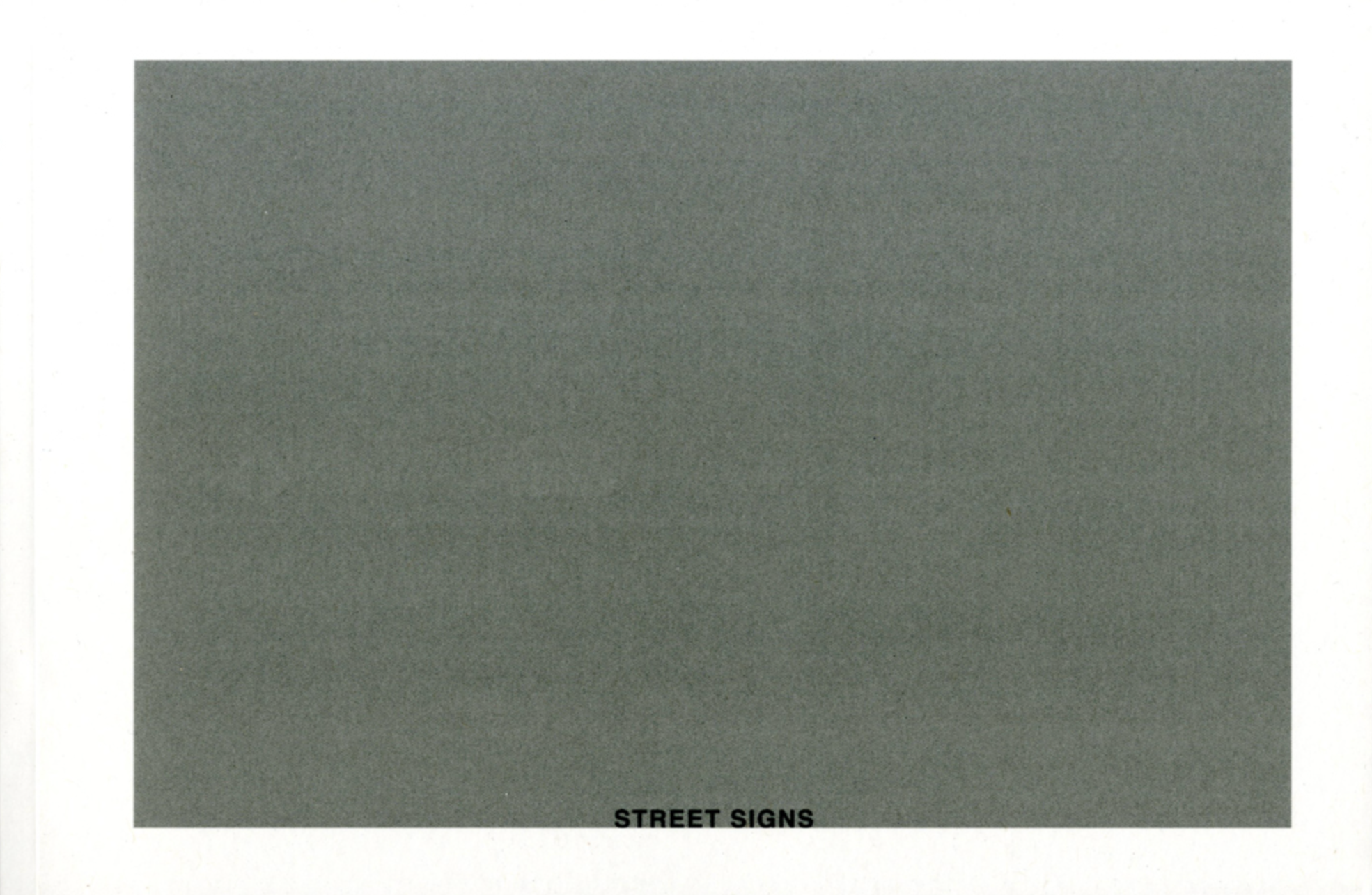 Street Signs by Peter Downsbrough - High-Quality Road & Traffic Signs for Urban Art & Home Decor - Perfect for Galleries, Offices, and Public Spaces