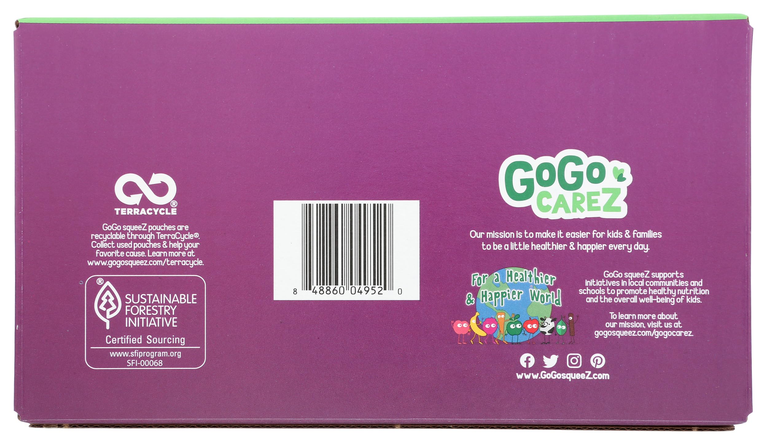 Gogo Squeez Fruit & Veggie Pouches - Halloween Edition (64oz) | Healthy Snacks for Kids, Lunch Box & On-the-Go | Perfect for Halloween Treats, School & Travel