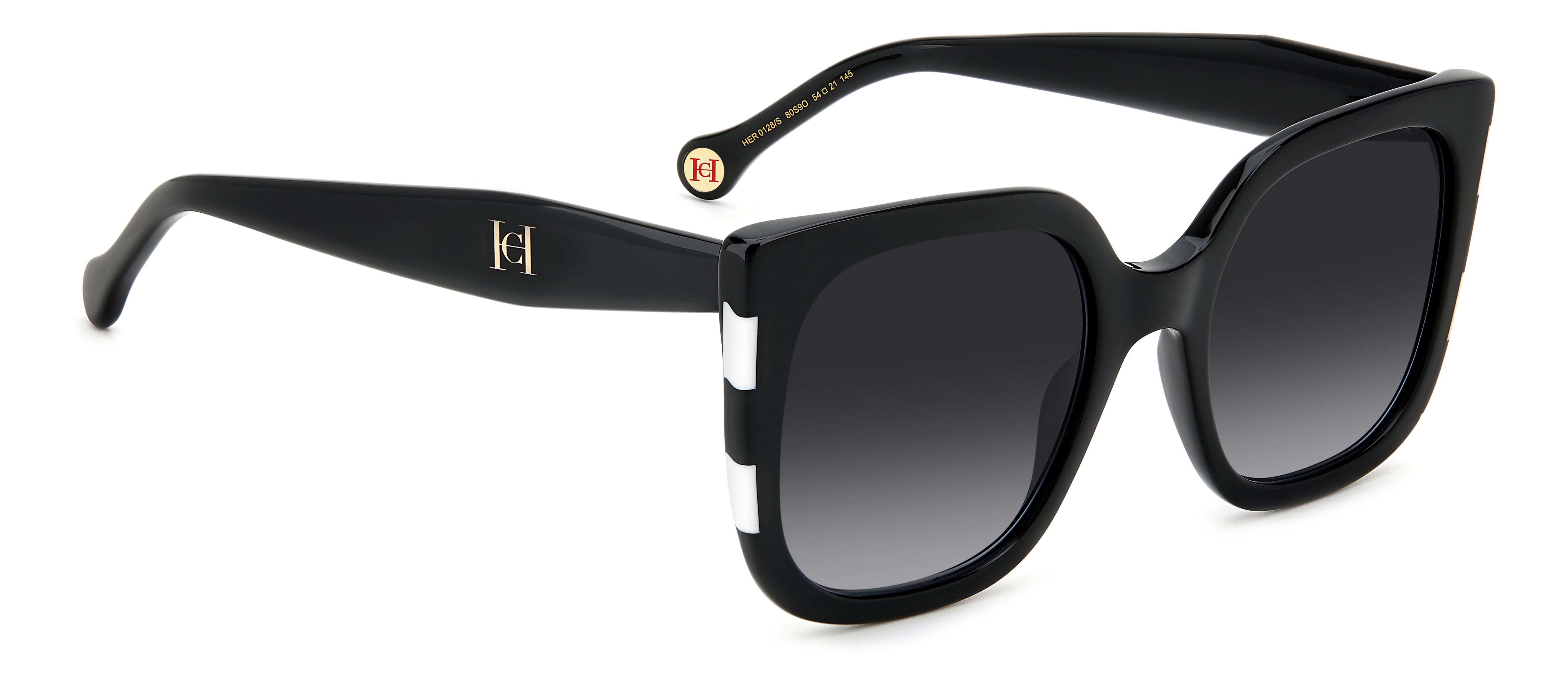 Carolina Herrera HER 0128/S Women's Luxury Sunglasses - UV Protection & Polarized Lenses for Driving, Beach & Outdoor Fashion
