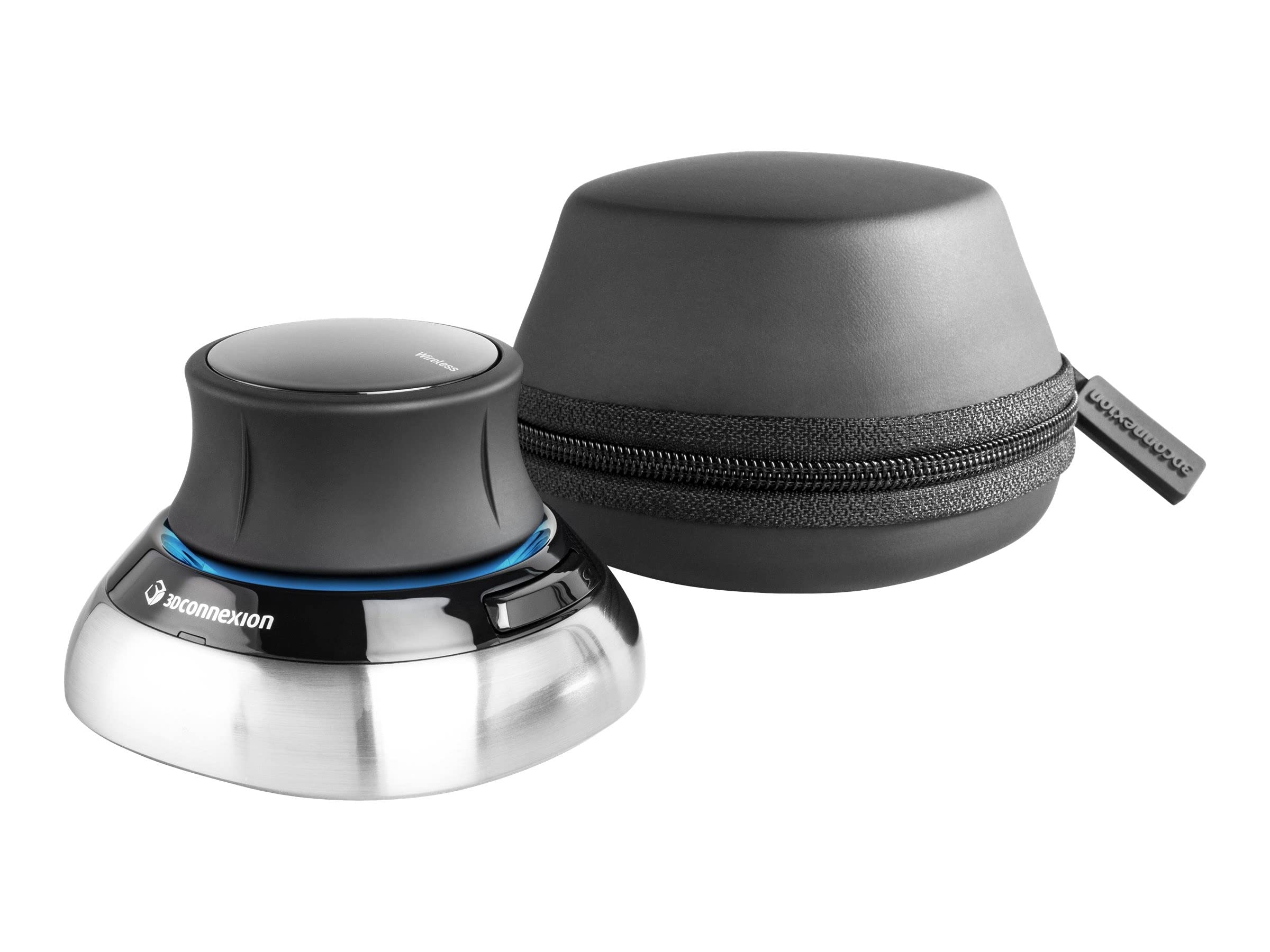 3Dconnexion SpaceMouse Wireless Kit 2 - Wireless 3D Mouse & CadMouse Compact for CAD Design | Includes Universal Receiver, Mouse Pad & USB Cable | Perfect for AutoCAD, SolidWorks & 3D Modeling Professionals