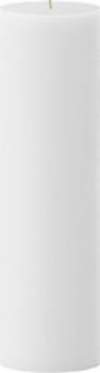 5x18 Inch Unscented White Pillar Candle - Dripless & Smokeless - Made in USA - Perfect for Weddings, Home Decor & Relaxation - Measure Before Purchase