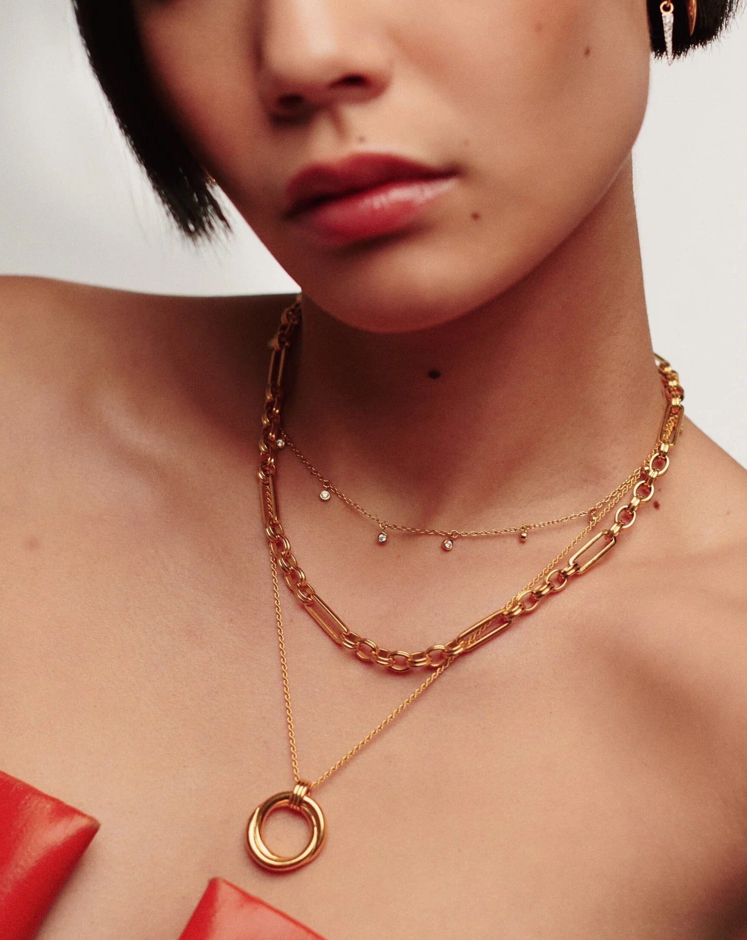 Lucy Williams Entwine Necklace - Elegant Gold Plated Pendant Jewelry for Women | Perfect for Date Night, Wedding & Special Occasions