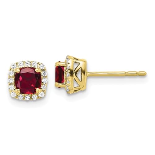 10k Yellow Gold- Ruby