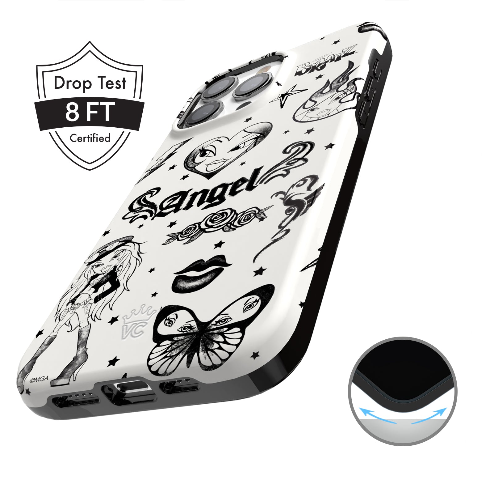 Bratz Inked iPhone Case - Stylish Protective Phone Cover for Bratz Fans | Perfect for Everyday Use, School & Travel