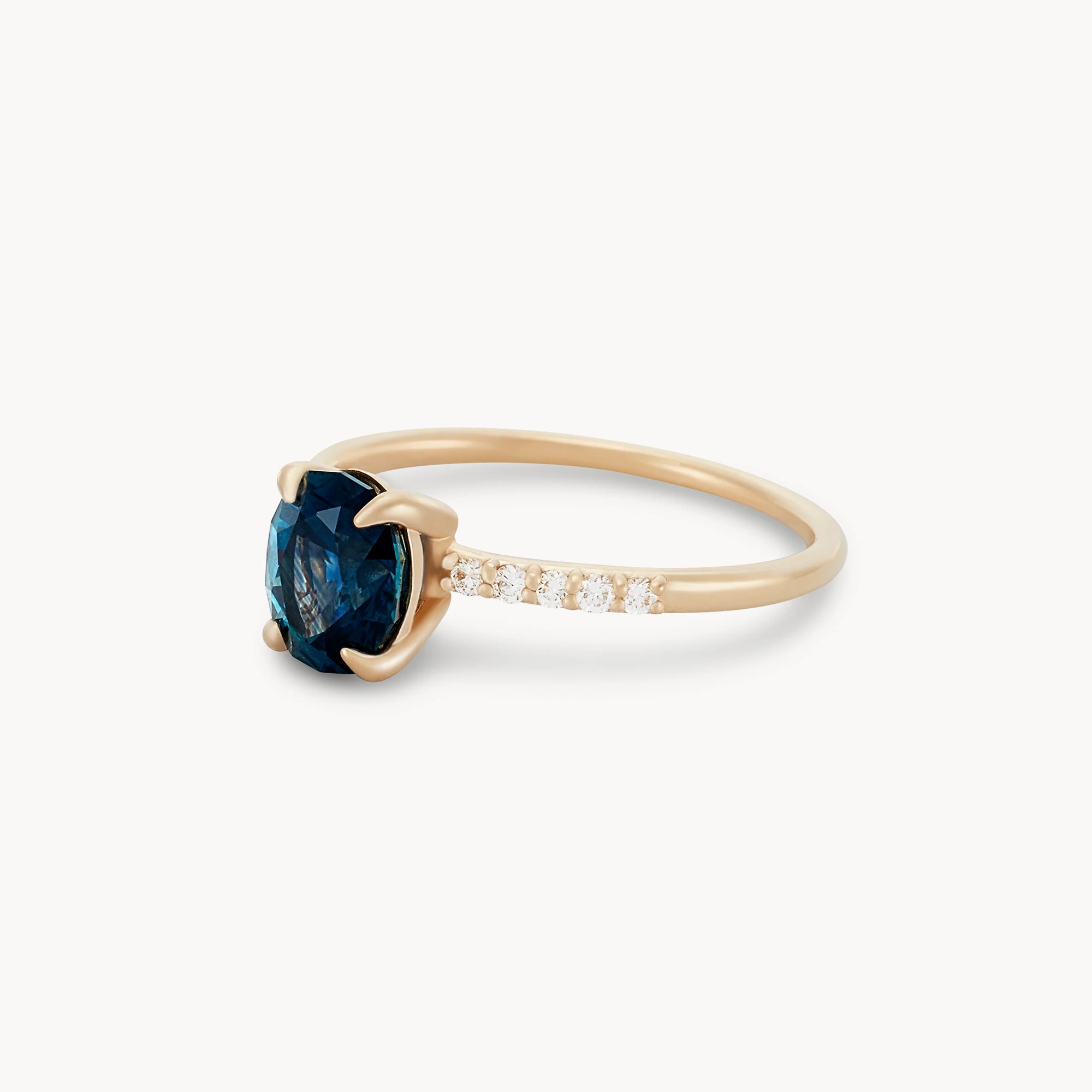 Exquisite One-of-a-Kind Blue Oval Sapphire Ring | Intense Devotion Collection | Perfect for Engagement, Anniversary & Special Occasion Gifts