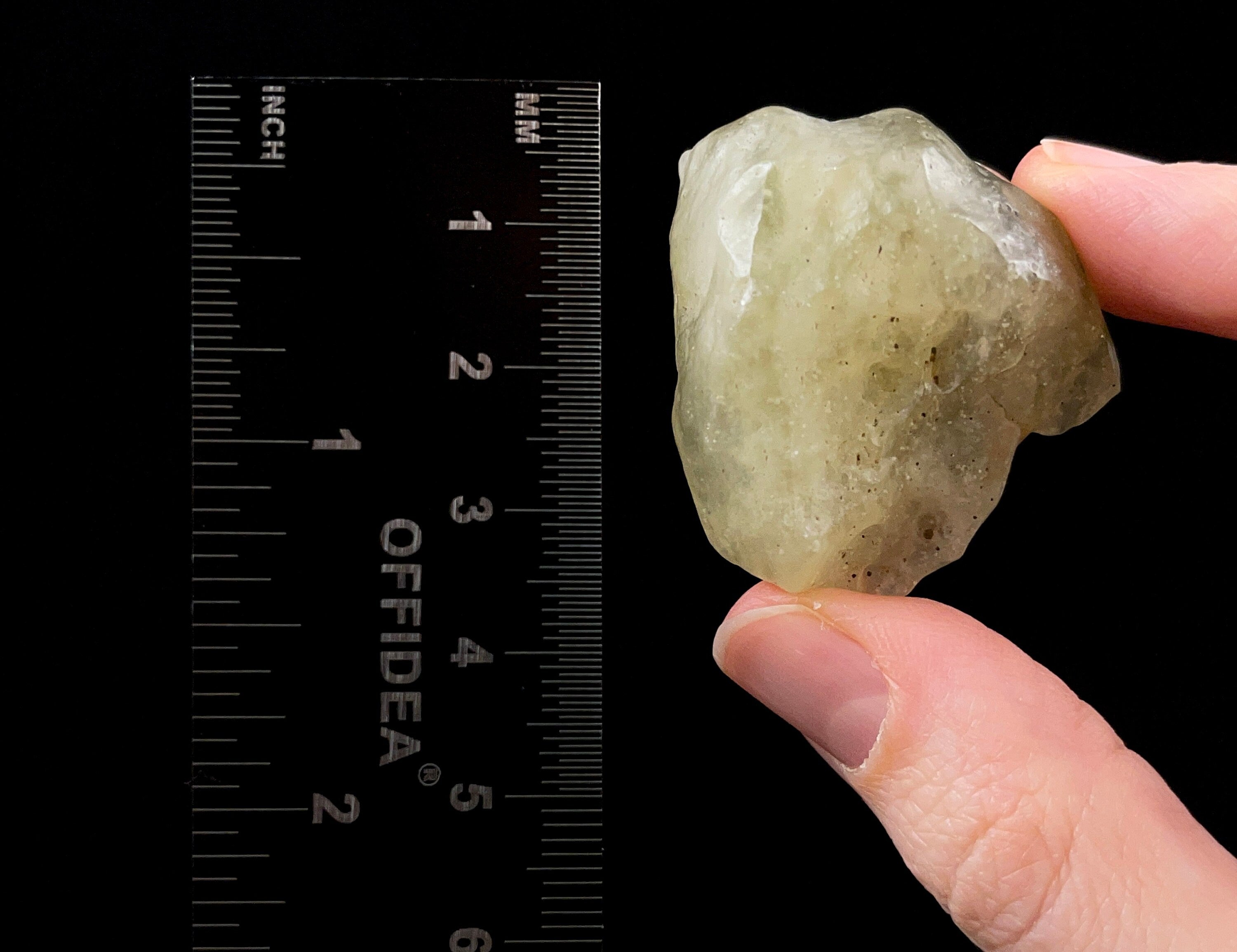 Libyan Desert Glass Raw Crystal - Rare B Grade Natural Rocks & Minerals | Unique Gift for Collectors, Home Decor & Healing Crystals | Perfect for Meditation, Jewelry Making & Spiritual Practices