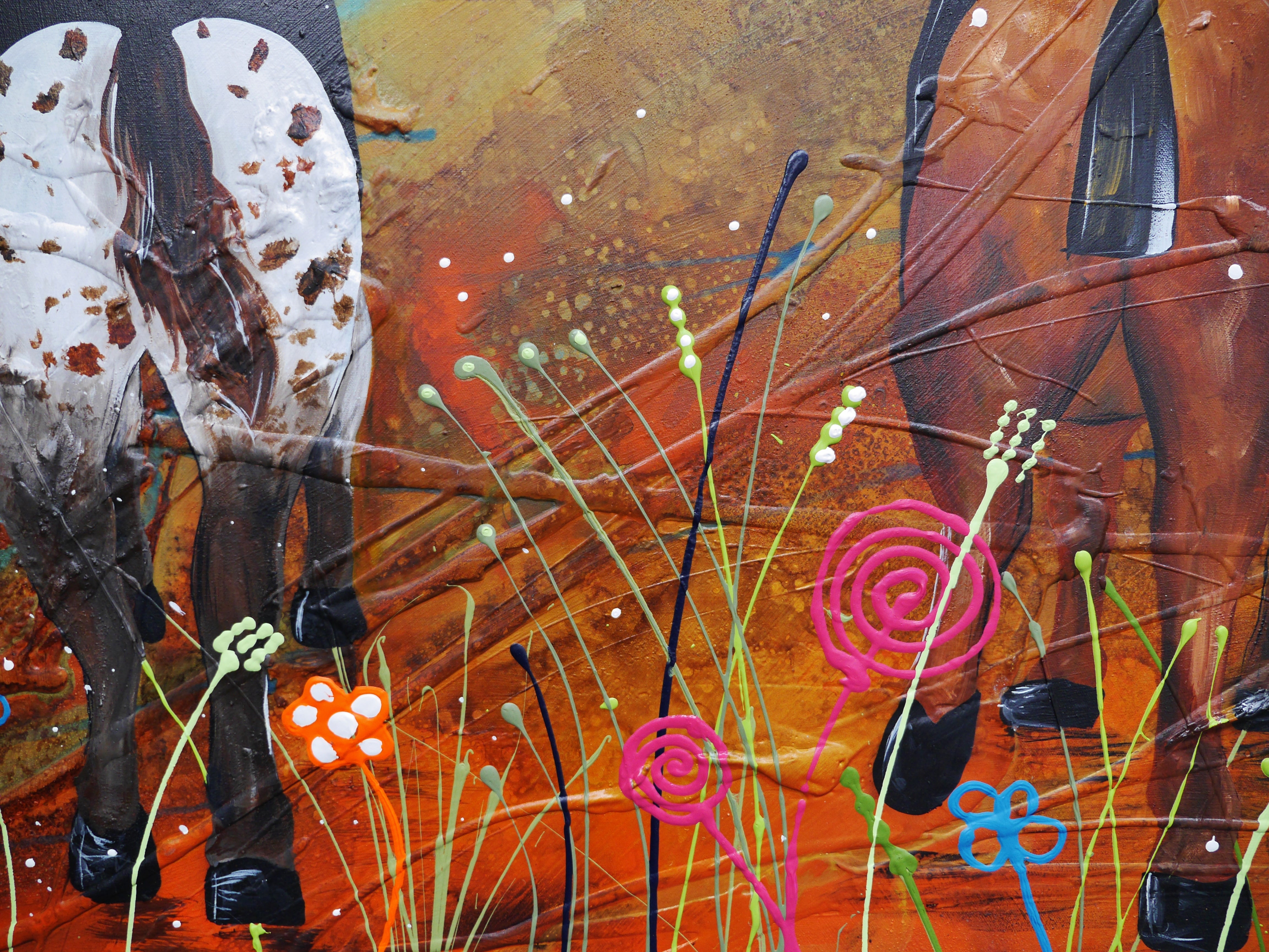 Kelly Three 200cm x 120cm Ned Kelly Abstract Realism Textured Canvas Art Painting - Perfect for Living Room, Bedroom or Office Wall Decor
