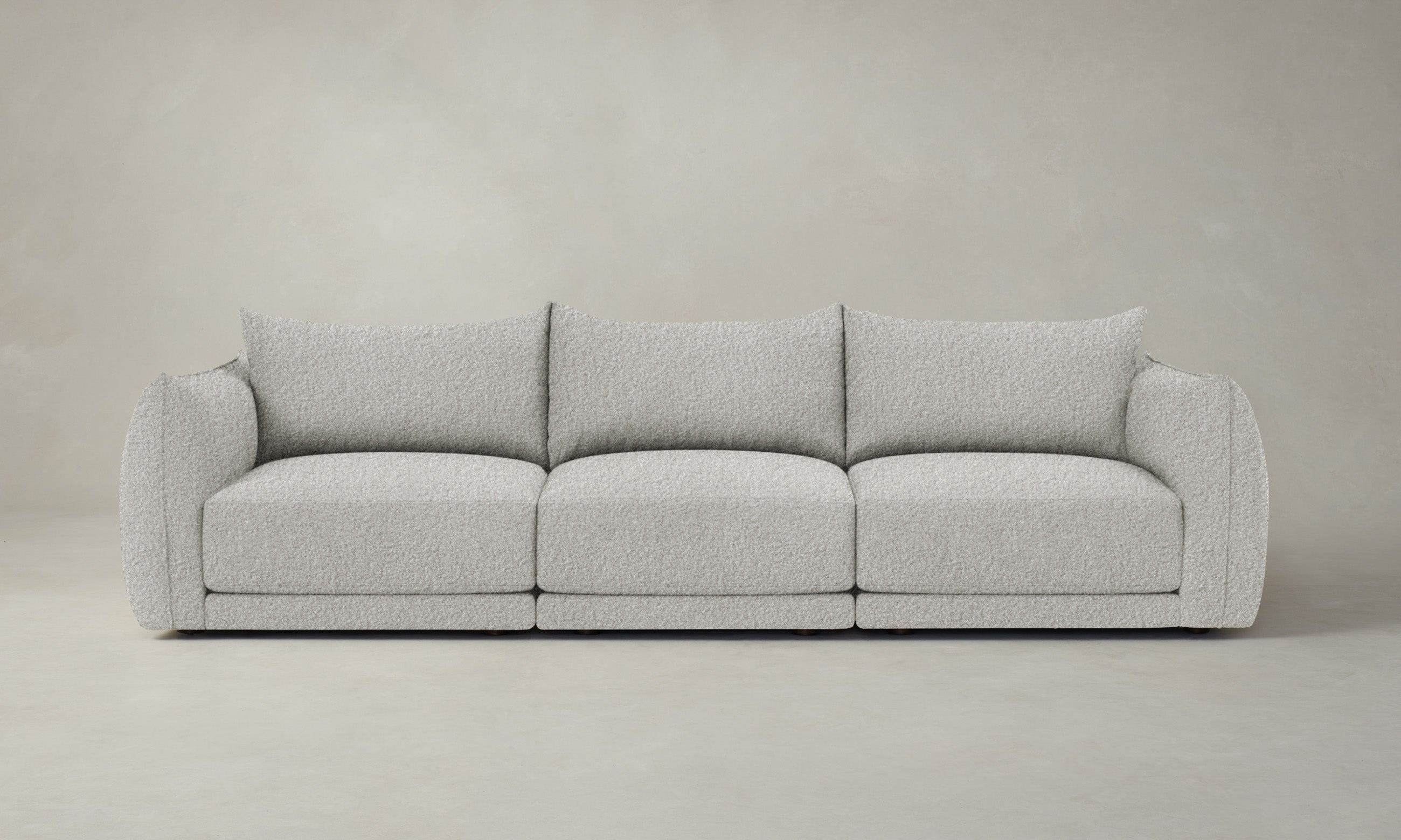 The Jones Modular Sofa - Premium Woolen Bouclé Fabric, Modern Sectional Couch for Living Room, Lounge & Home Decor