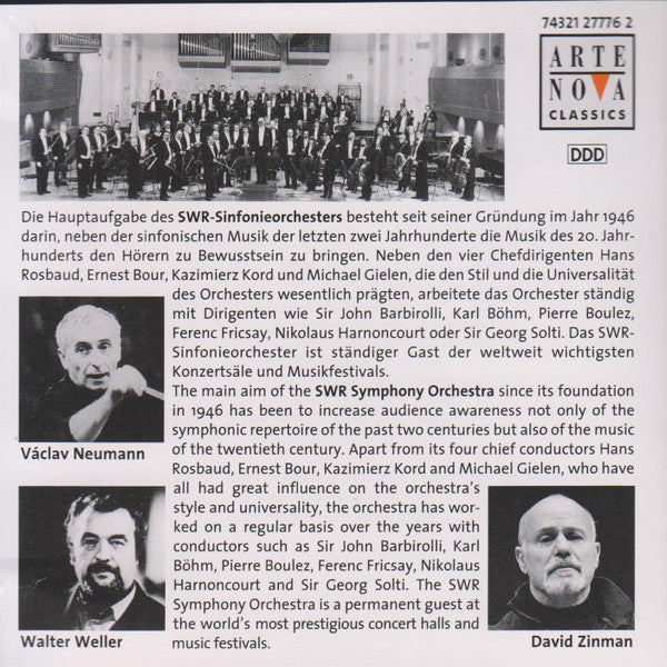 Antonín Dvořák Symphonic Poems CD | Rare Pressing (NM/Mint Condition) | Classical Music Collection for Audiophiles & Music Lovers | Perfect for Home Listening & Gift Giving