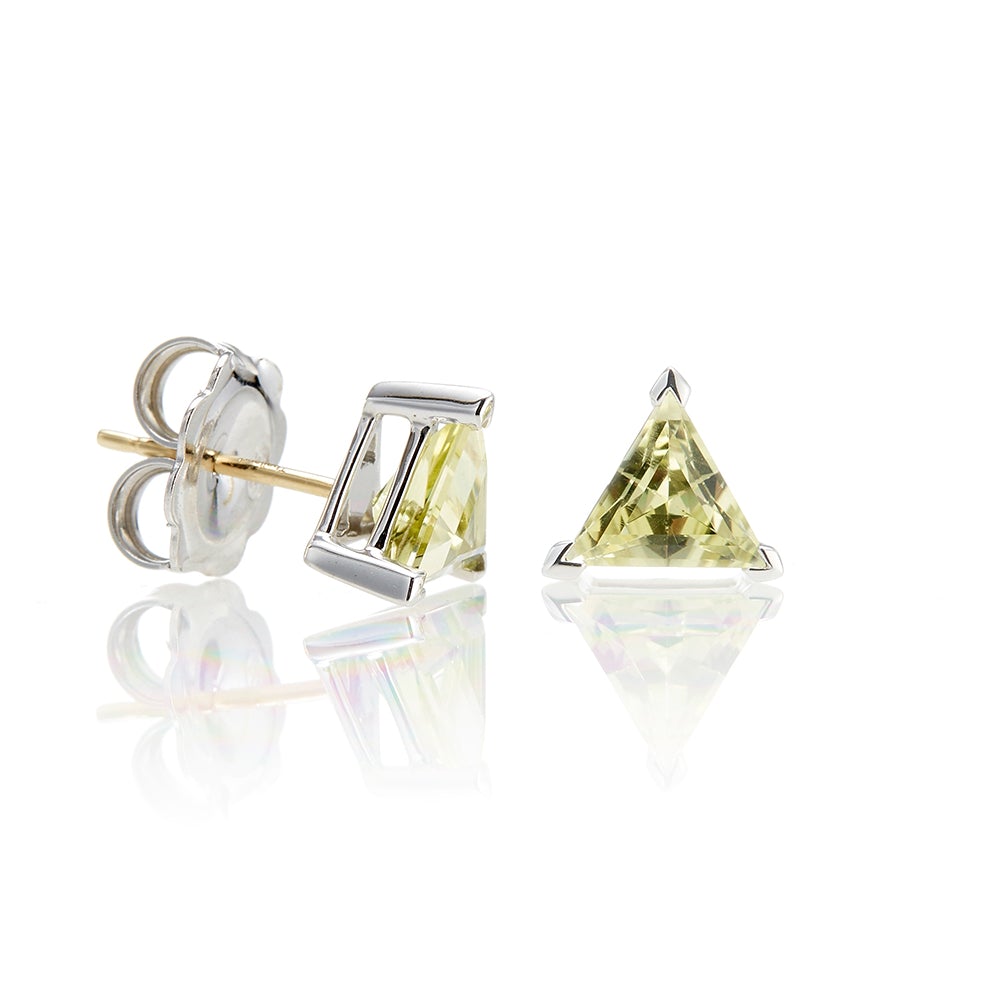 Lemon Quartz Bermuda Earrings - Elegant Dangle Drop Earrings for Women, Perfect for Parties, Weddings & Everyday Wear