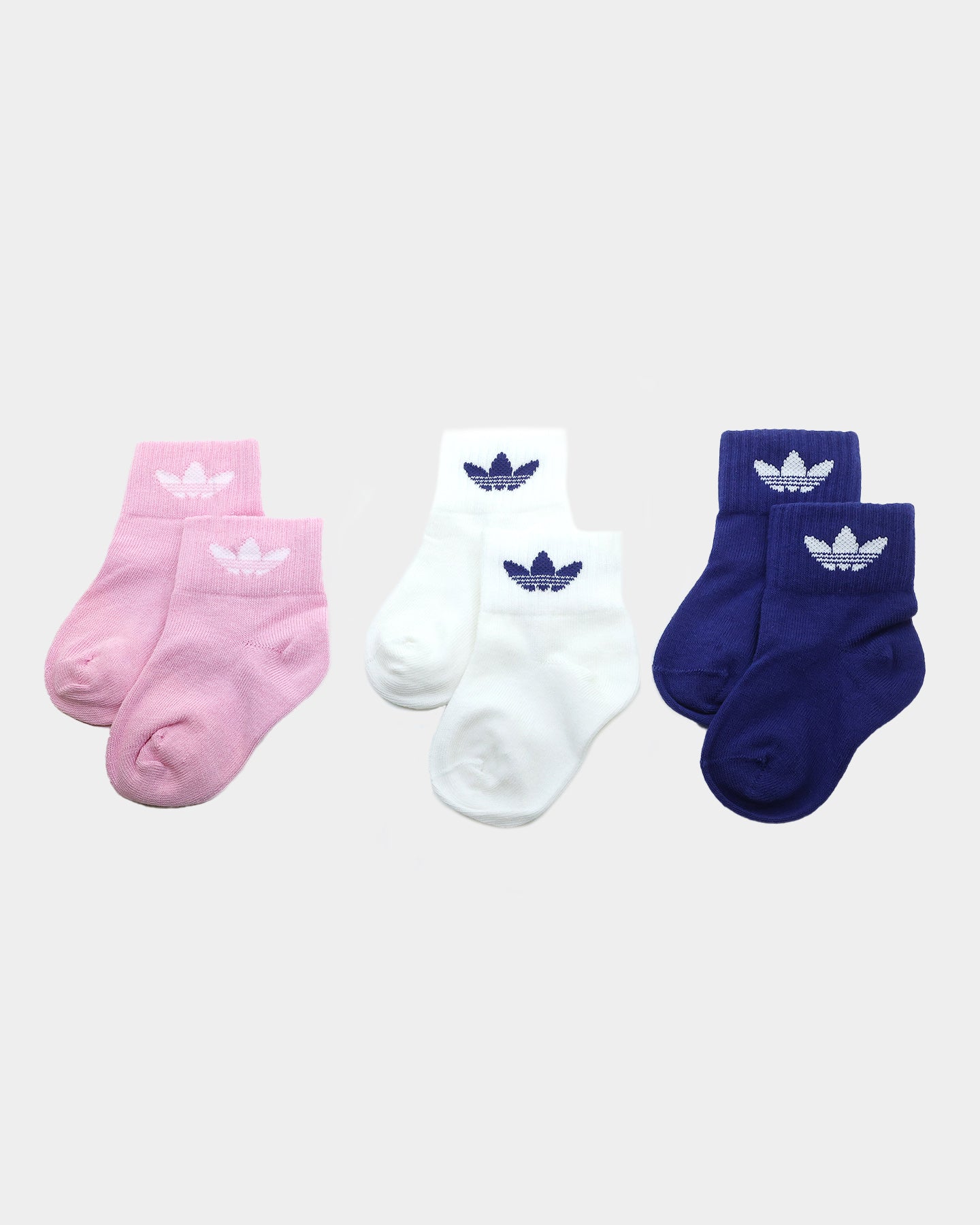 Adidas Kids' Ankle Socks 3-Pack - Multi-Colored Athletic Socks for Boys & Girls - Perfect for School, Sports & Everyday Wear