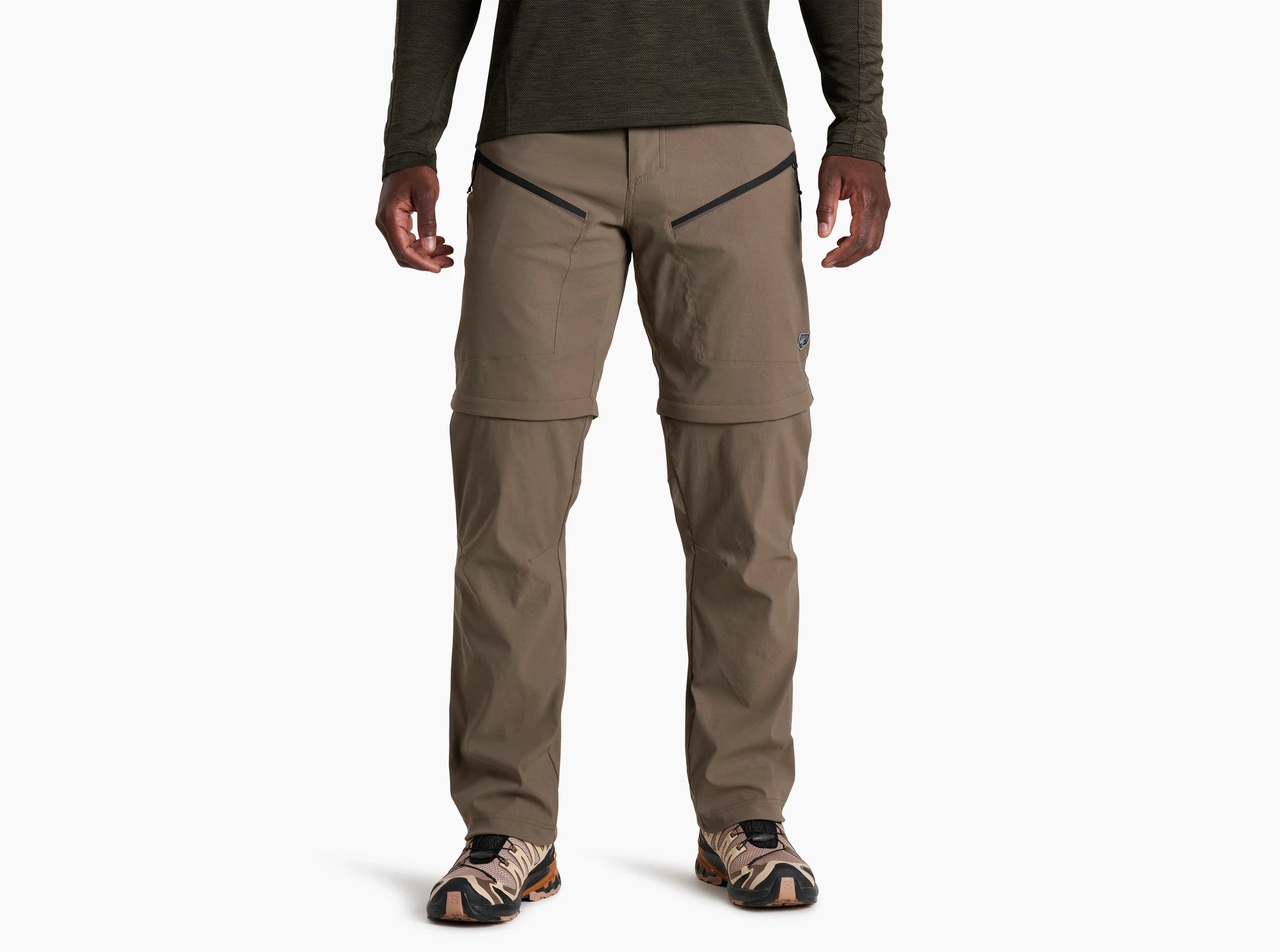 KUHL Renegade Cargo Convertible Pants for Men - Lightweight Quick-Dry Hiking & Outdoor Adventure Pants with Zip-Off Legs