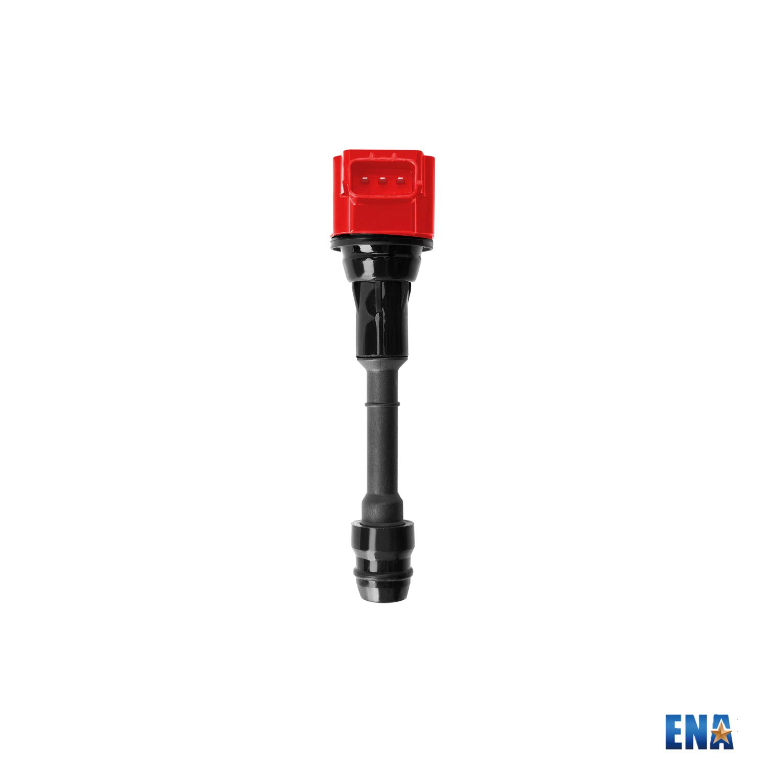 ENA Set of 4 Red Ignition Coil Pack & 4 Platinum Spark Plugs - Compatible with Nissan Sentra Altima 2.5L L4 (2002-2006) - Replacement for UF350 224488H315 C1398 4505 - High Performance Engine Upgrade for Smoother Acceleration & Better Fuel Efficiency