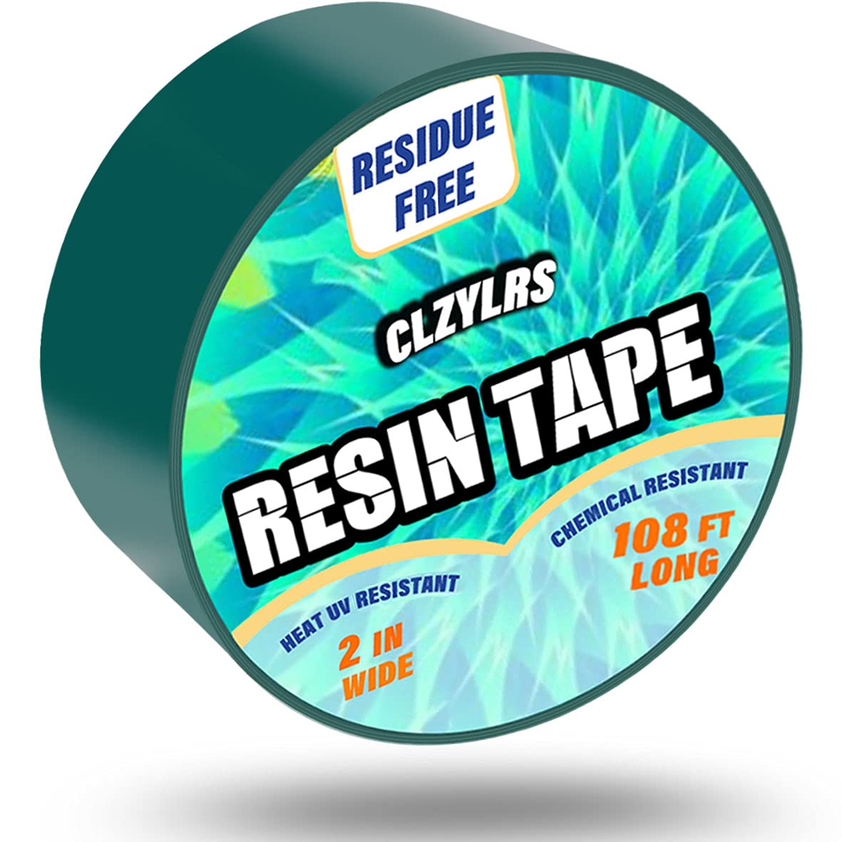 Premium Resin Tape for Epoxy Molding - High Temp Silicone Adhesive Craft Tape for River Tables, Jewelry Making & DIY Projects - Perfect for Epoxy Resin Art, Hollow Frames & Pendant Creation