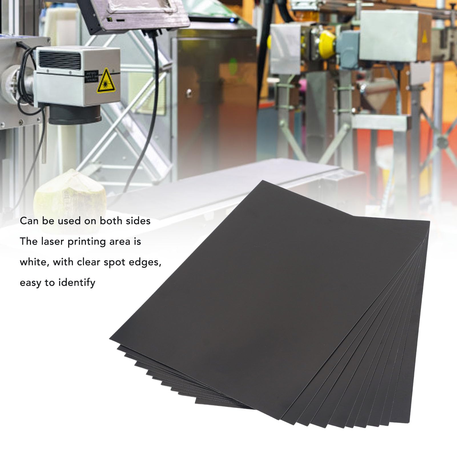 10-Pack Black Double-Sided Dimmer Test Paper for Fiber Optic Cable & Photography - High-Quality Quantitative Filter Paper for Optical Testing & DIY Projects