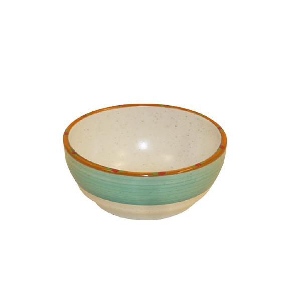 4-Piece Small Bowl Set in Turquoise & Burnt Orange - Perfect for Salads, Snacks & Desserts | Sedona Style Kitchenware for Home Dining & Entertaining