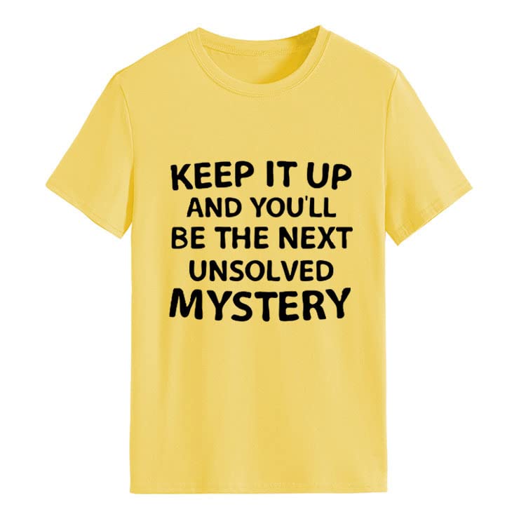 Funny Letter Printed Women's Summer T-Shirt - Happy Short Sleeve Loose Fit Casual Top for Beach, Vacation & Everyday Wear | Style 1329